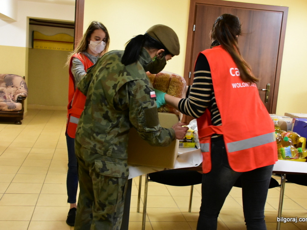 Współpraca WOT i Caritas w rozdysponowaniu darów dla potrzebujących (FOTO, VIDEO)