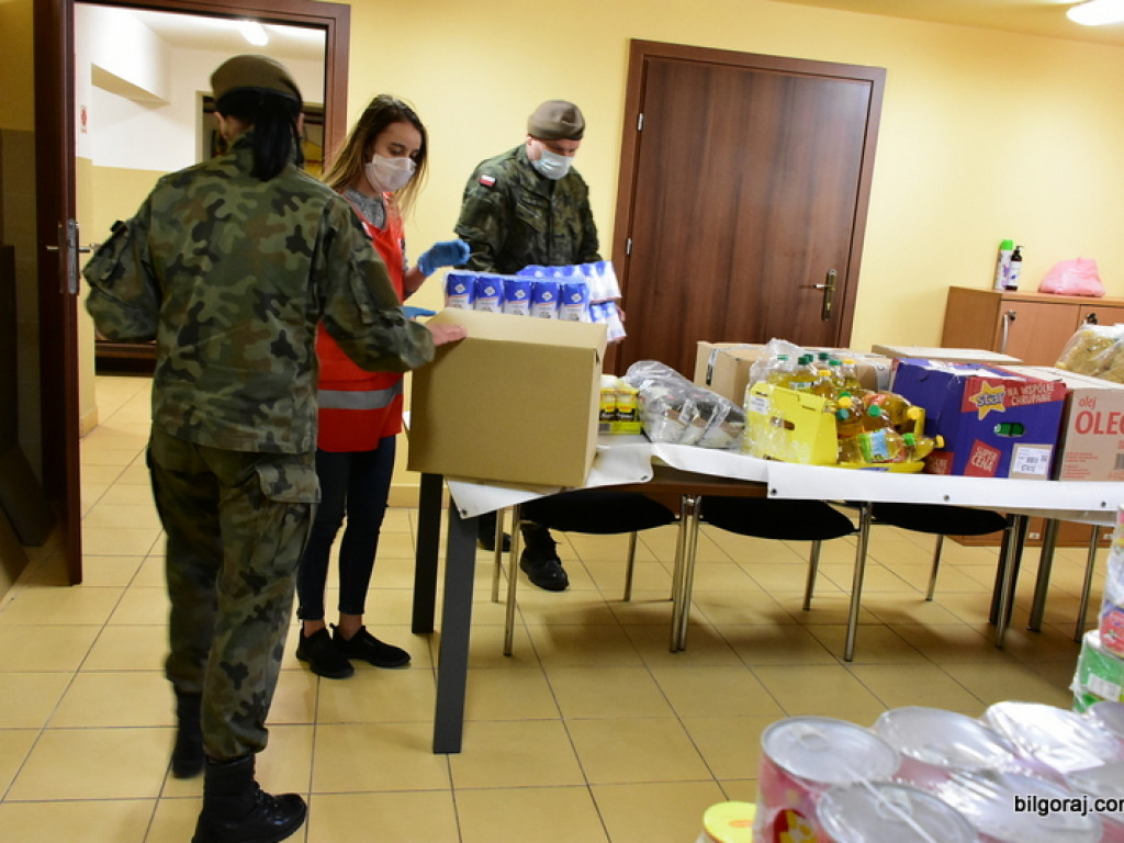 Współpraca WOT i Caritas w rozdysponowaniu darów dla potrzebujących (FOTO, VIDEO)
