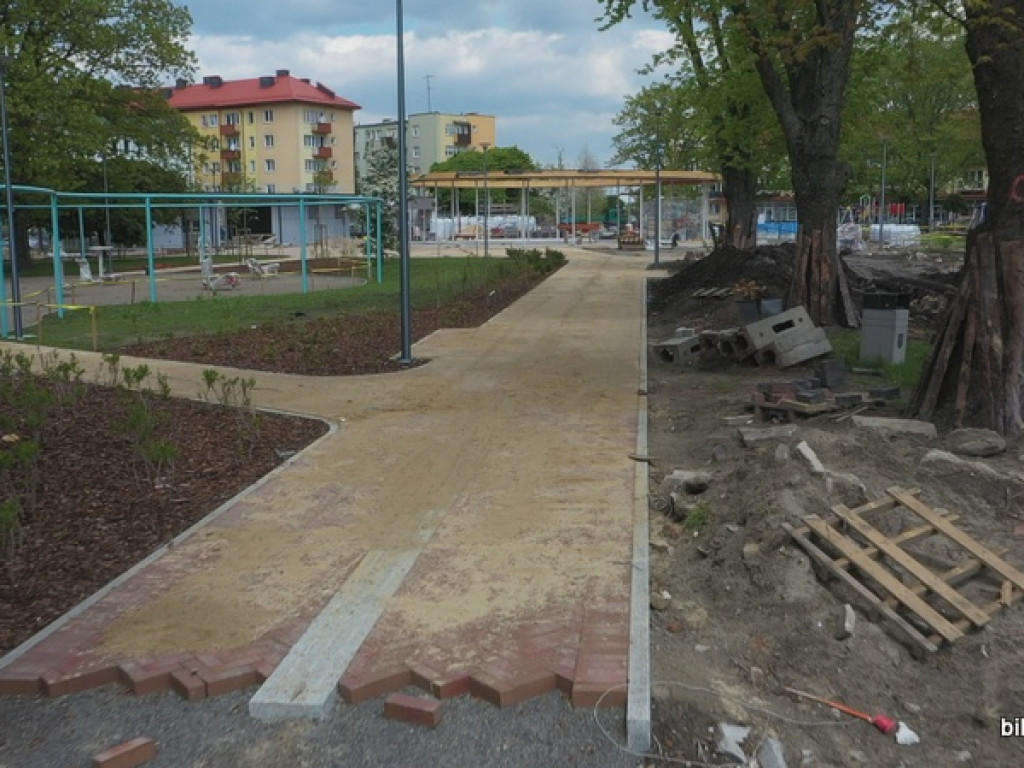 Rewitalizacja Placu Wolności w Biłgoraju. Film i zdjęcia z lotu ptaka (FOTO, VIDEO)