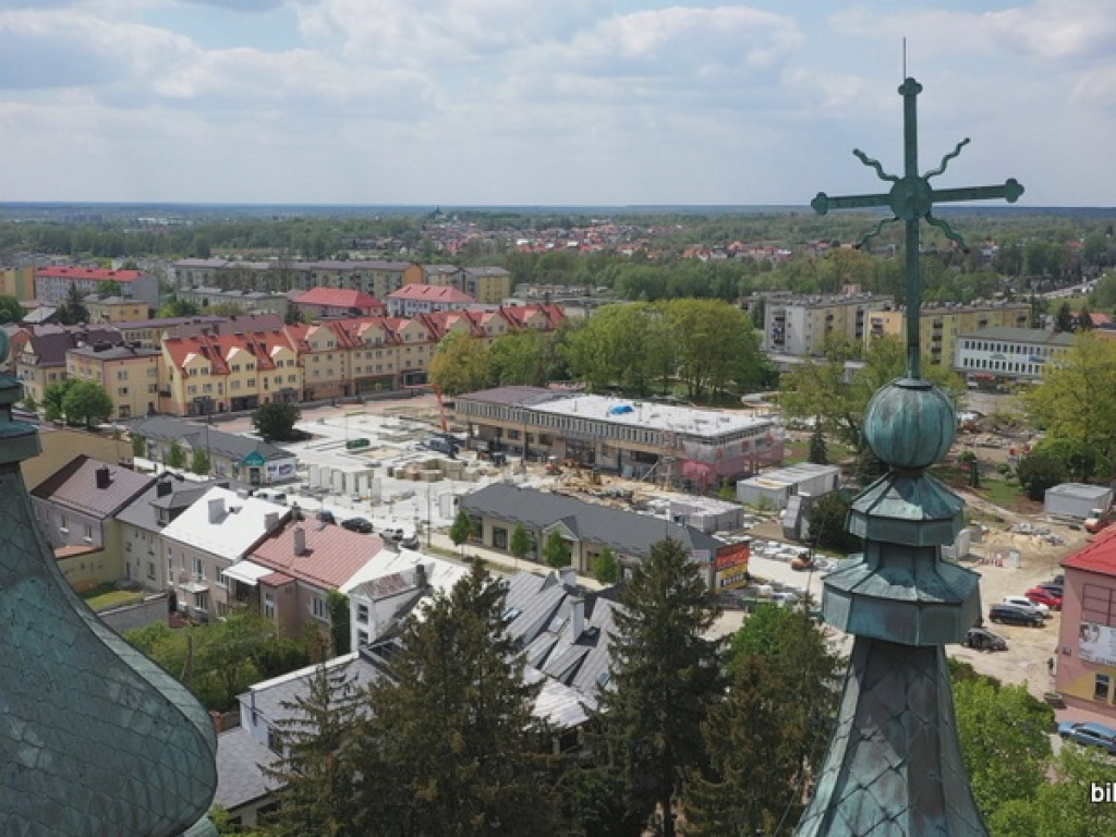 Rewitalizacja Placu Wolności w Biłgoraju. Film i zdjęcia z lotu ptaka (FOTO, VIDEO)