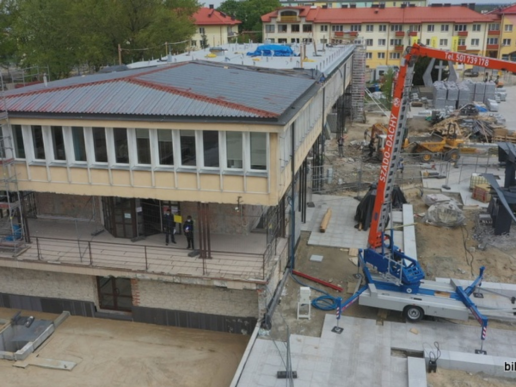 Rewitalizacja Placu Wolności w Biłgoraju. Film i zdjęcia z lotu ptaka (FOTO, VIDEO)