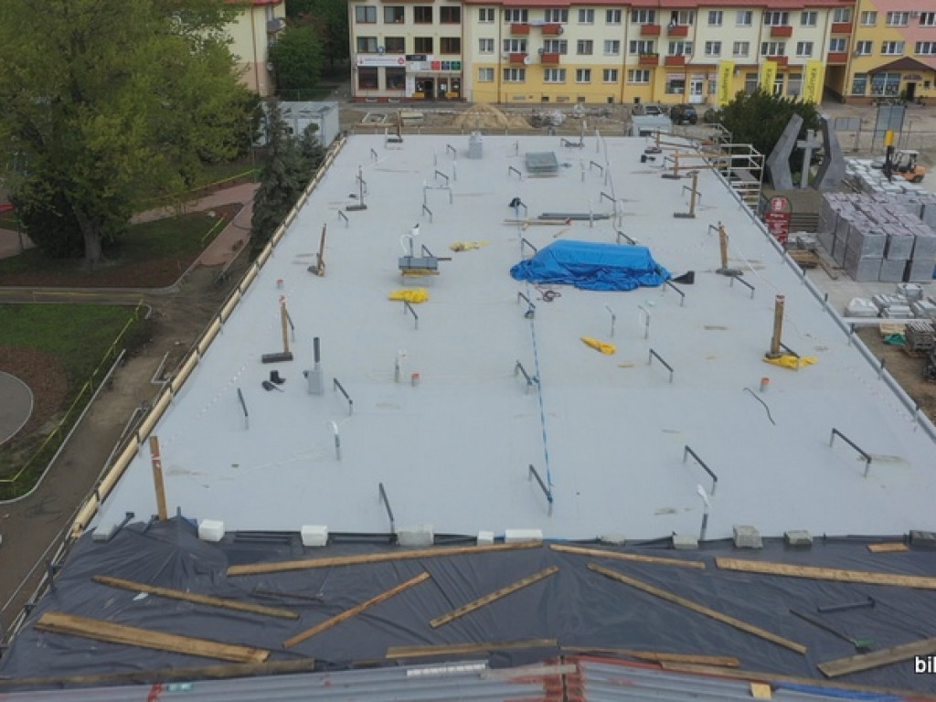 Rewitalizacja Placu Wolności w Biłgoraju. Film i zdjęcia z lotu ptaka (FOTO, VIDEO)