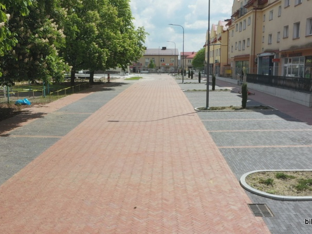 Rewitalizacja Placu Wolności w Biłgoraju. Film i zdjęcia z lotu ptaka (FOTO, VIDEO)