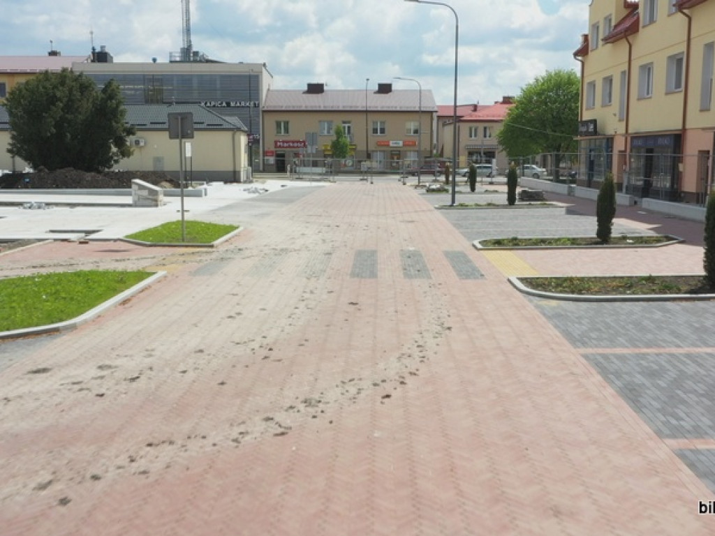 Rewitalizacja Placu Wolności w Biłgoraju. Film i zdjęcia z lotu ptaka (FOTO, VIDEO)