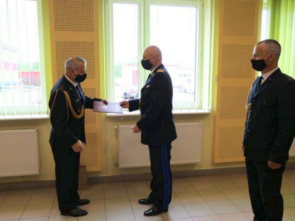 Pożegnanie Komendanta Powiatowego PSP (FOTO)