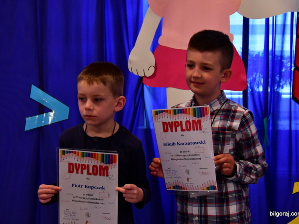 Matematyczne zmagania przedszkolaków, czyli IV Olimpiada Matematyczna w Biłgoraju (FOTO, VIDEO, WYNIKI)