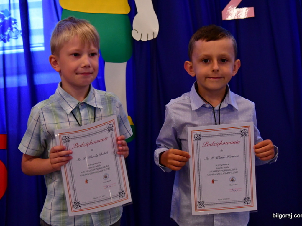 Matematyczne zmagania przedszkolaków, czyli IV Olimpiada Matematyczna w Biłgoraju (FOTO, VIDEO, WYNIKI)