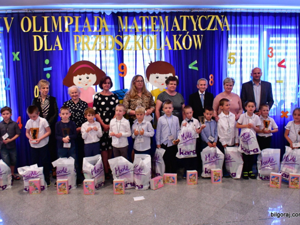 Matematyczne zmagania przedszkolaków, czyli IV Olimpiada Matematyczna w Biłgoraju (FOTO, VIDEO, WYNIKI)