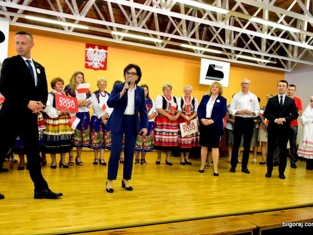 Marszałek Elżbieta Witek w Biłgoraju: Postawiliśmy na równomierny rozwój (FOTO, VIDEO)