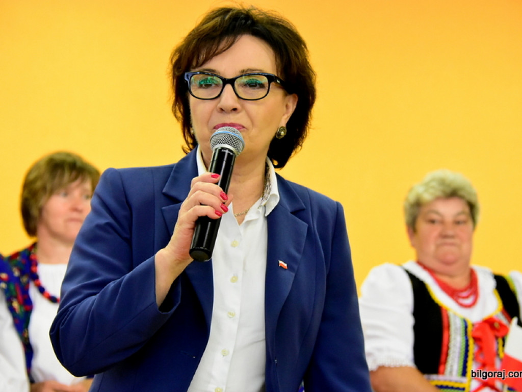Marszałek Elżbieta Witek w Biłgoraju: Postawiliśmy na równomierny rozwój (FOTO, VIDEO)
