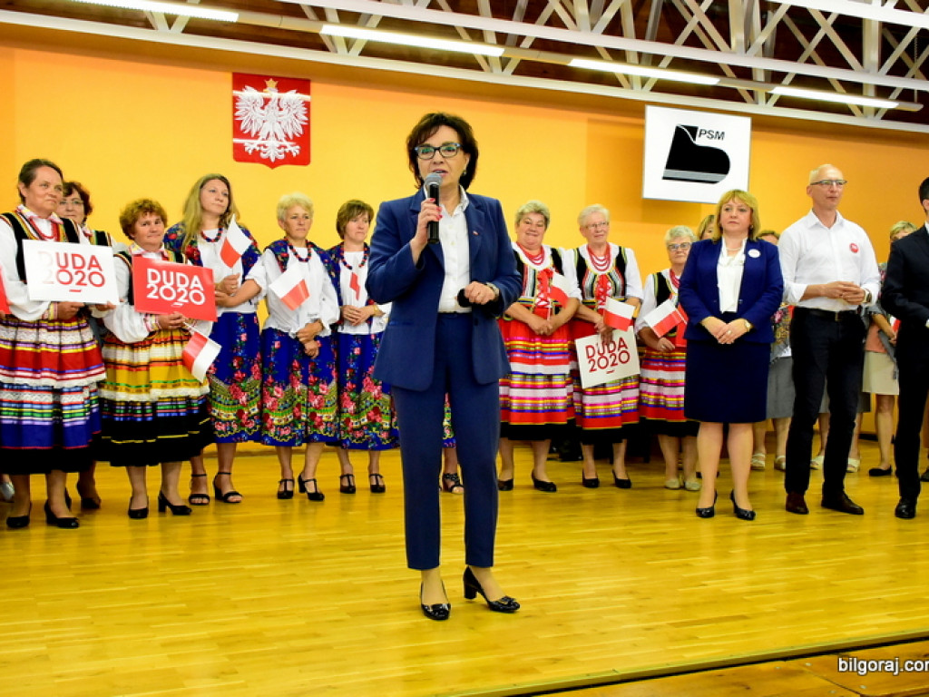 Marszałek Elżbieta Witek w Biłgoraju: Postawiliśmy na równomierny rozwój (FOTO, VIDEO)
