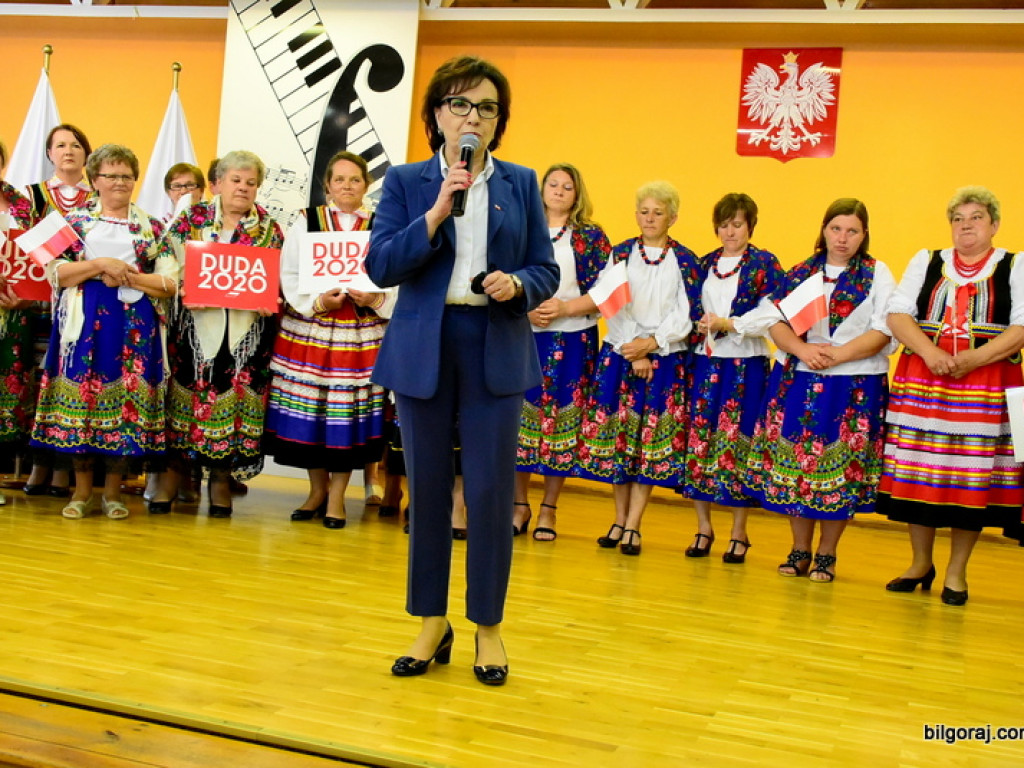 Marszałek Elżbieta Witek w Biłgoraju: Postawiliśmy na równomierny rozwój (FOTO, VIDEO)