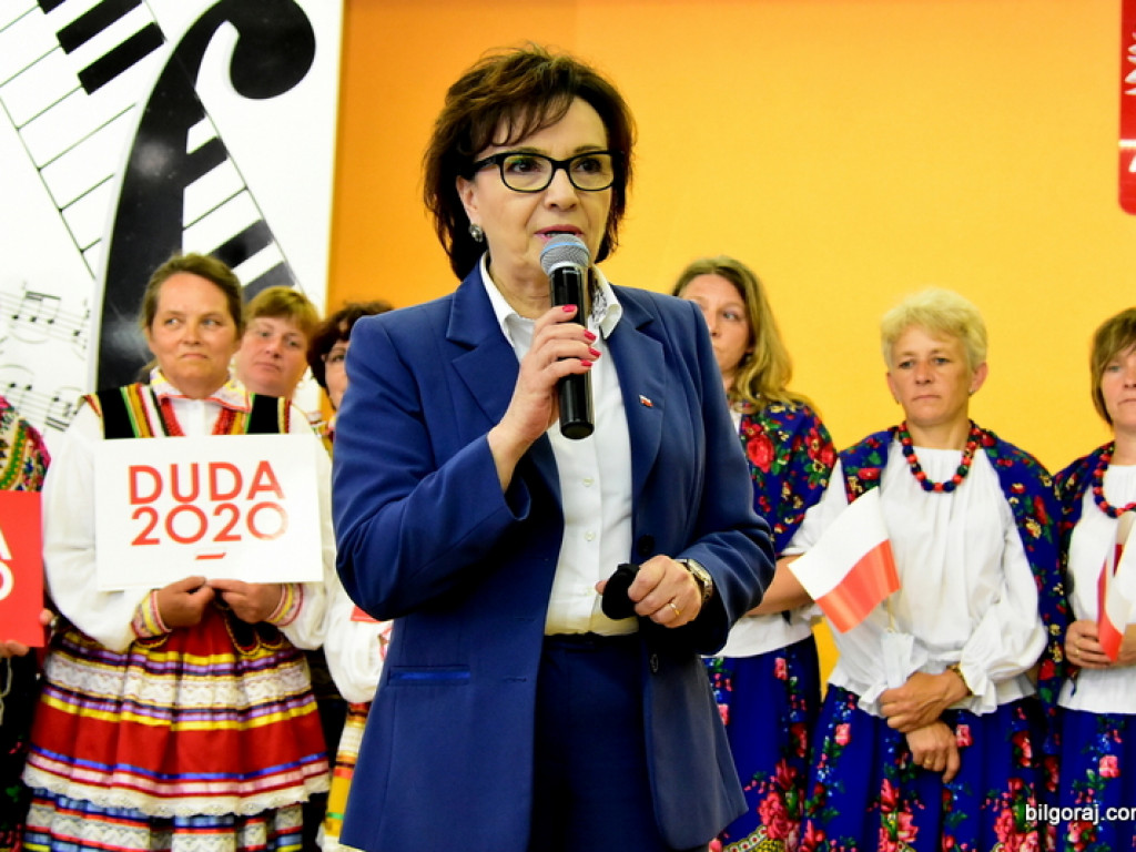 Marszałek Elżbieta Witek w Biłgoraju: Postawiliśmy na równomierny rozwój (FOTO, VIDEO)