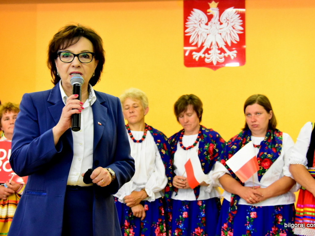 Marszałek Elżbieta Witek w Biłgoraju: Postawiliśmy na równomierny rozwój (FOTO, VIDEO)