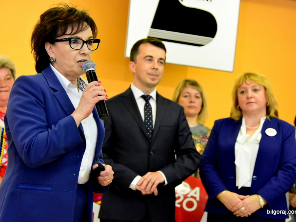Marszałek Elżbieta Witek w Biłgoraju: Postawiliśmy na równomierny rozwój (FOTO, VIDEO)