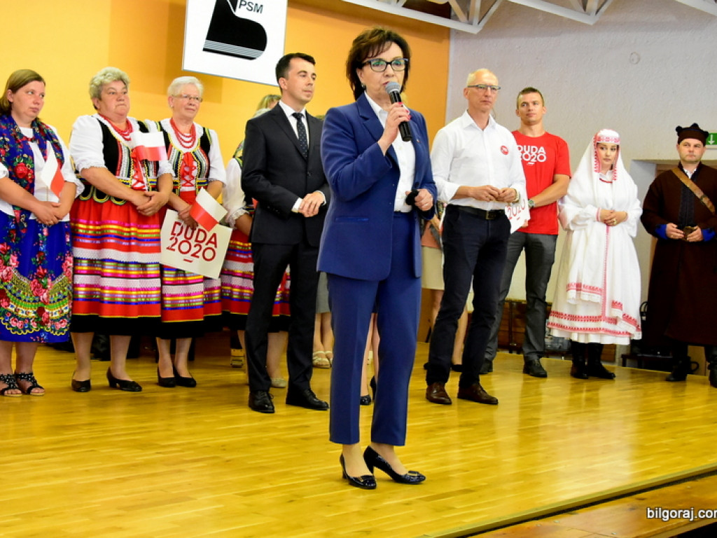 Marszałek Elżbieta Witek w Biłgoraju: Postawiliśmy na równomierny rozwój (FOTO, VIDEO)