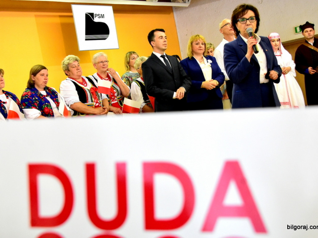 Marszałek Elżbieta Witek w Biłgoraju: Postawiliśmy na równomierny rozwój (FOTO, VIDEO)