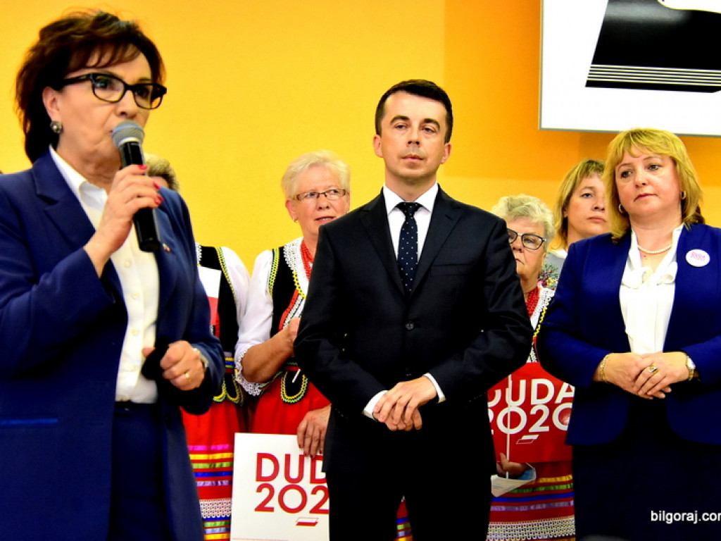 Marszałek Elżbieta Witek w Biłgoraju: Postawiliśmy na równomierny rozwój (FOTO, VIDEO)