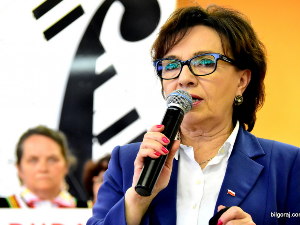 Marszałek Elżbieta Witek w Biłgoraju: Postawiliśmy na równomierny rozwój (FOTO, VIDEO)
