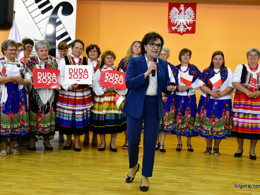 Marszałek Elżbieta Witek w Biłgoraju: Postawiliśmy na równomierny rozwój (FOTO, VIDEO)