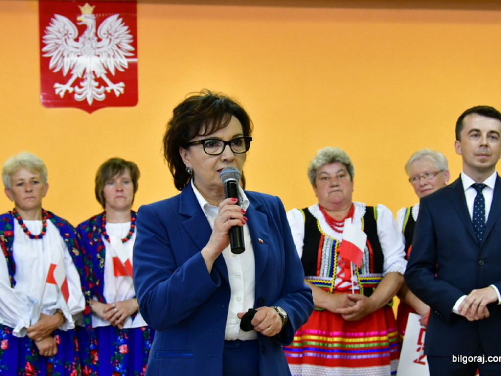 Marszałek Elżbieta Witek w Biłgoraju: Postawiliśmy na równomierny rozwój (FOTO, VIDEO)