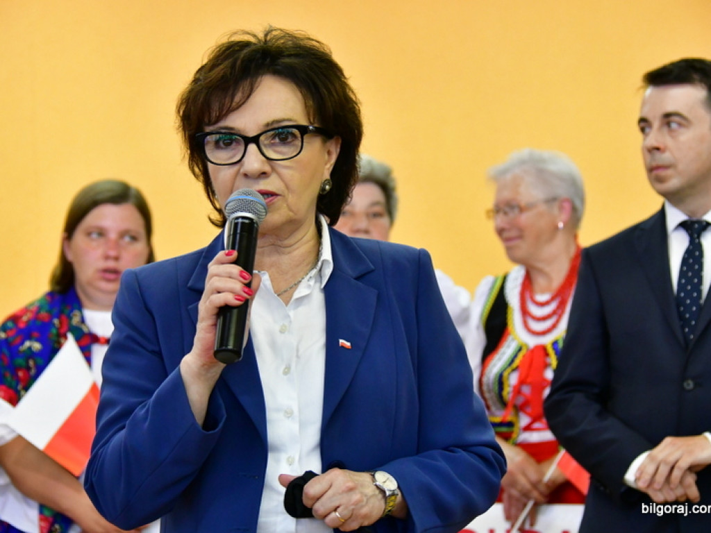 Marszałek Elżbieta Witek w Biłgoraju: Postawiliśmy na równomierny rozwój (FOTO, VIDEO)