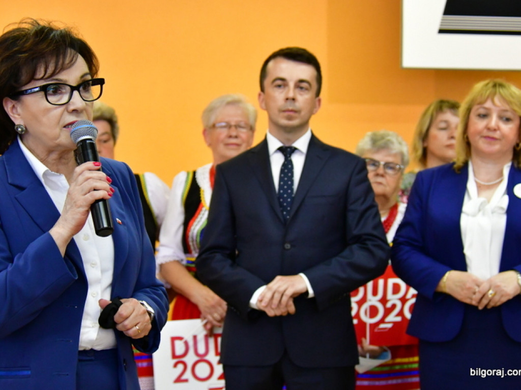 Marszałek Elżbieta Witek w Biłgoraju: Postawiliśmy na równomierny rozwój (FOTO, VIDEO)