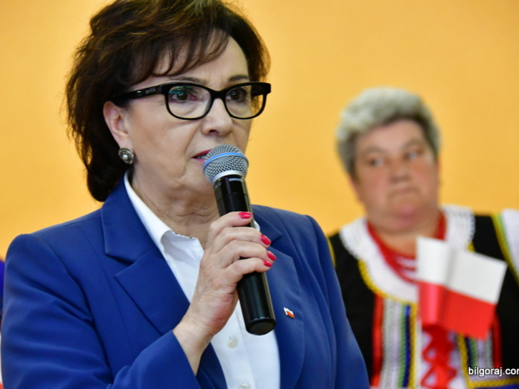 Marszałek Elżbieta Witek w Biłgoraju: Postawiliśmy na równomierny rozwój (FOTO, VIDEO)