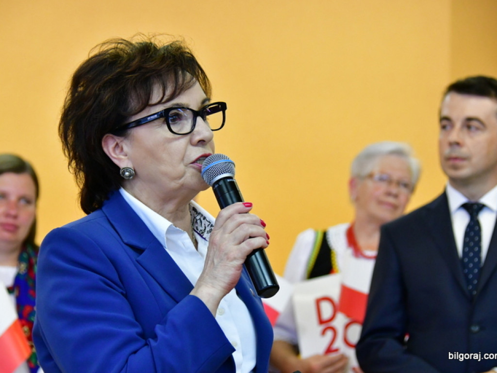 Marszałek Elżbieta Witek w Biłgoraju: Postawiliśmy na równomierny rozwój (FOTO, VIDEO)
