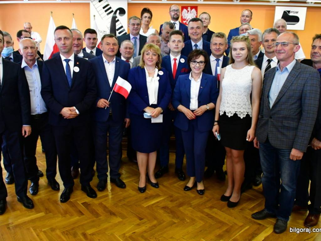 Marszałek Elżbieta Witek w Biłgoraju: Postawiliśmy na równomierny rozwój (FOTO, VIDEO)