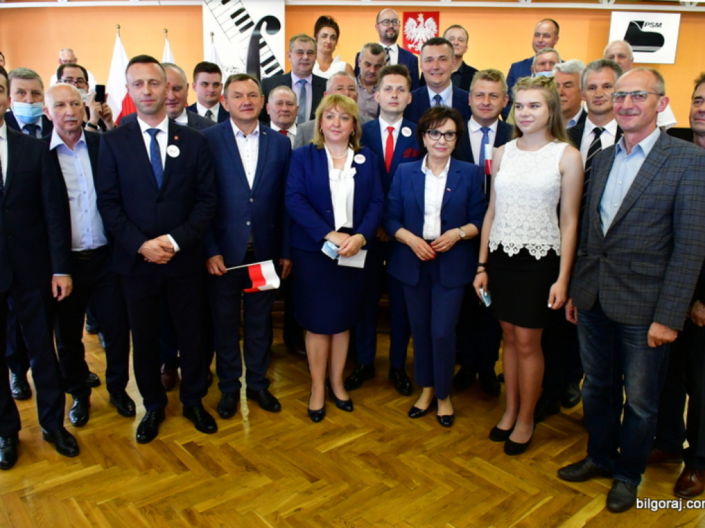 Marszałek Elżbieta Witek w Biłgoraju: Postawiliśmy na równomierny rozwój (FOTO, VIDEO)
