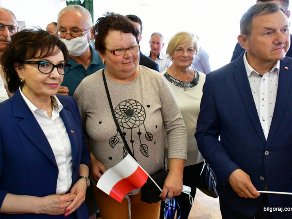 Marszałek Elżbieta Witek w Biłgoraju: Postawiliśmy na równomierny rozwój (FOTO, VIDEO)