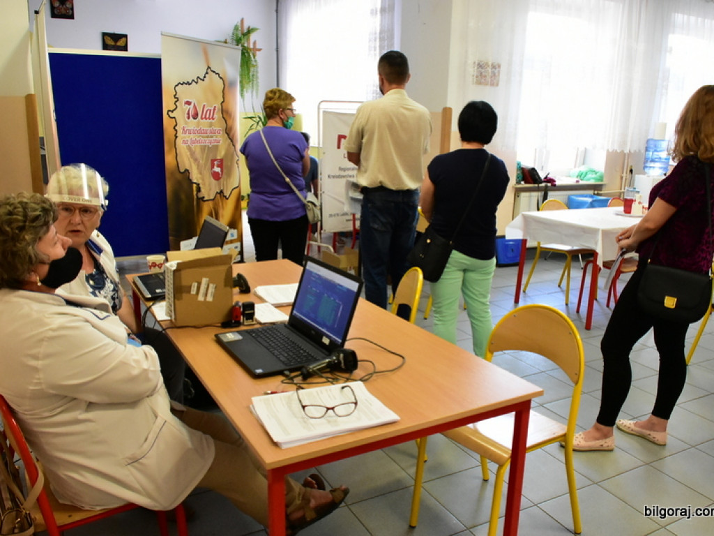 Akcja poboru krwi w Majdanie Starym (FOTO, VIDEO)