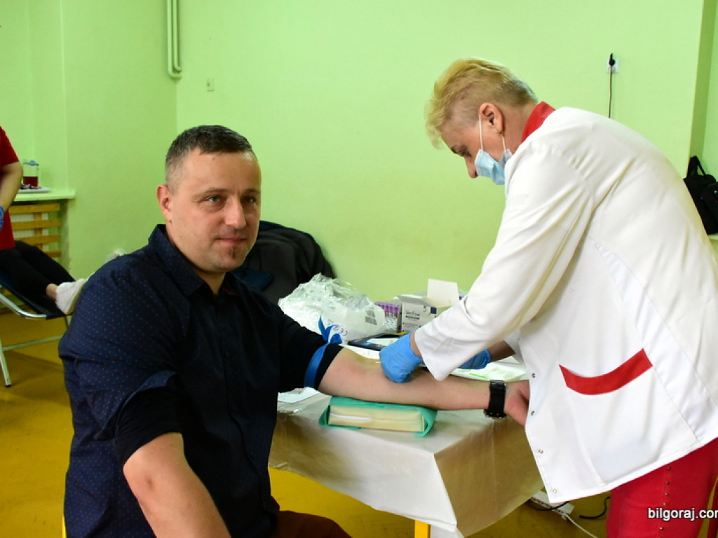 Akcja poboru krwi w Majdanie Starym (FOTO, VIDEO)