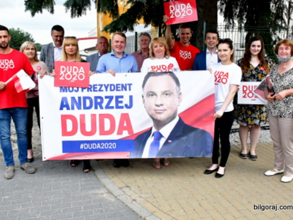 Zachęcali by głosować na Andrzeja Dudę (FOTO)