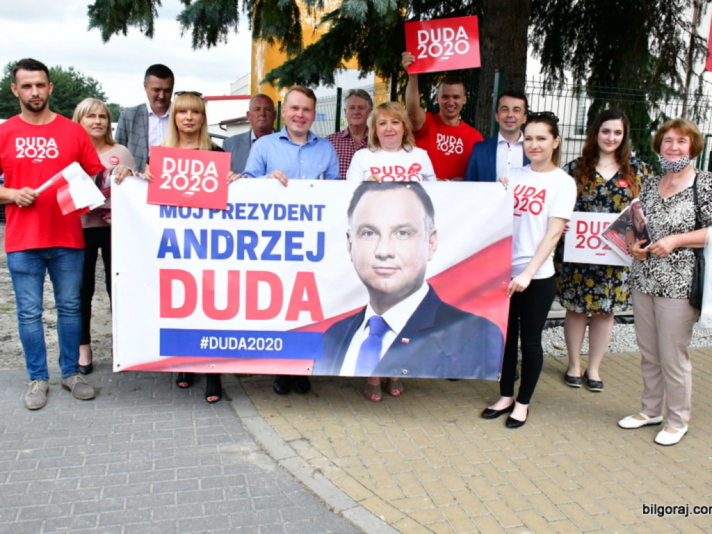 Zachęcali by głosować na Andrzeja Dudę (FOTO)