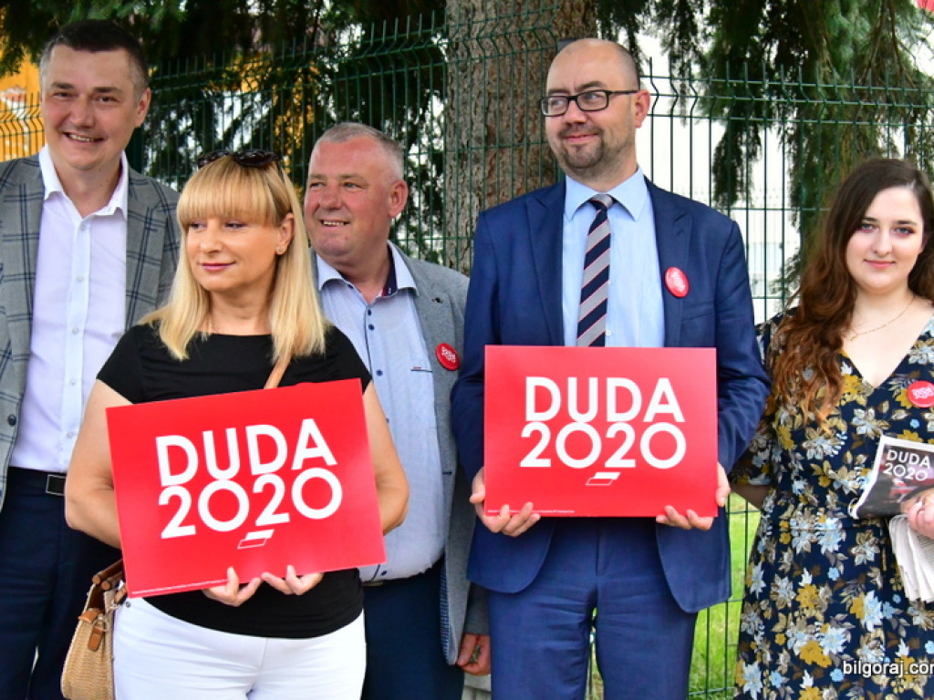 Zachęcali by głosować na Andrzeja Dudę (FOTO)