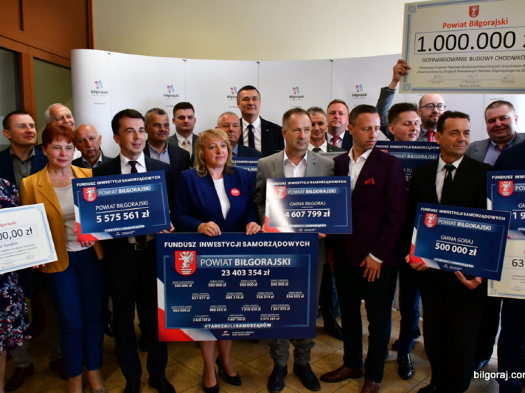 23,5 mln zł dla samorządów powiatu biłgorajskiego. To środki w ramach wsparcia z tarczy antykryzysowej 4.0 (FOTO, VIDEO)