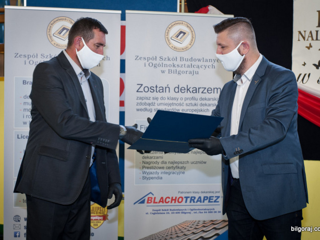 Wyróżnienia dla młodych dekarzy z ZSBiO (FOTO)