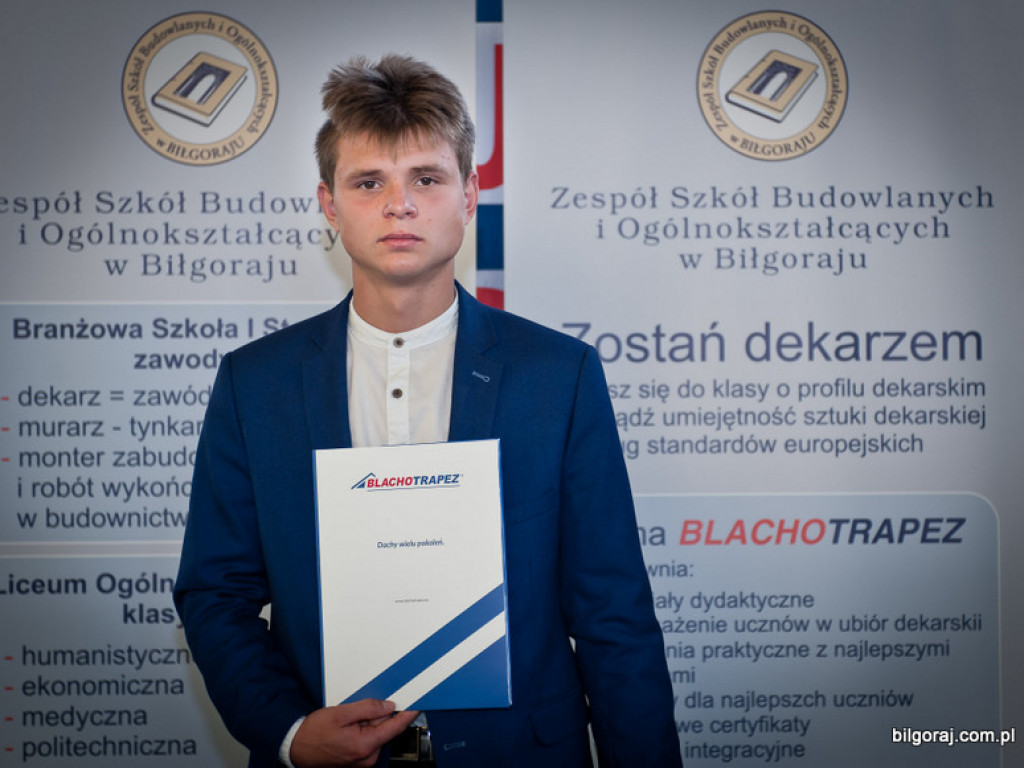 Wyróżnienia dla młodych dekarzy z ZSBiO (FOTO)