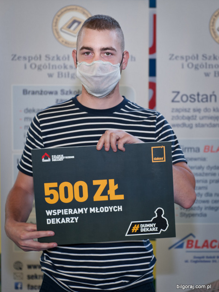 Wyróżnienia dla młodych dekarzy z ZSBiO (FOTO)