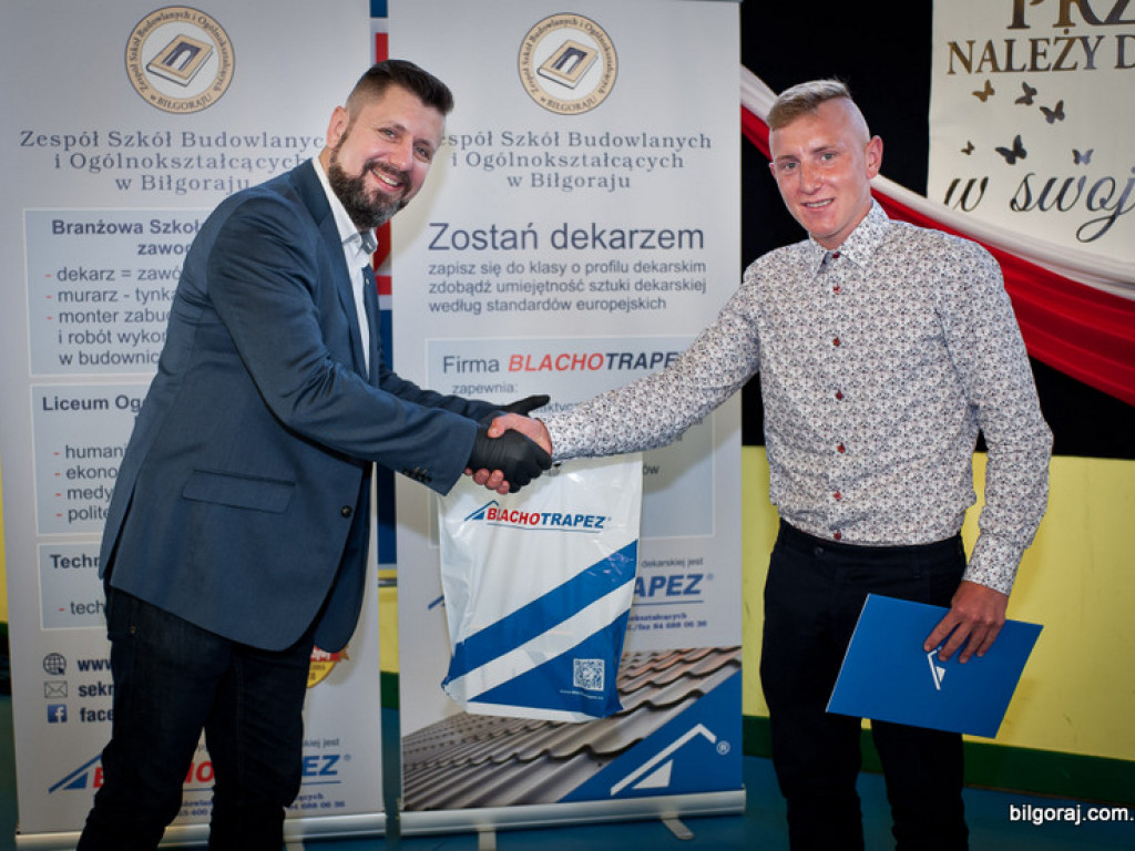 Wyróżnienia dla młodych dekarzy z ZSBiO (FOTO)
