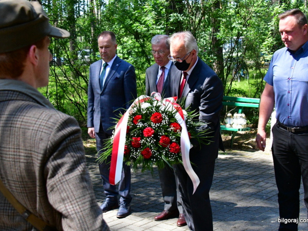 Mord partyzantów na Rapach k/Biłgoraja. Mieszkańcy powiatu oddali cześć żołnierzom AK i BCh (FOTO)