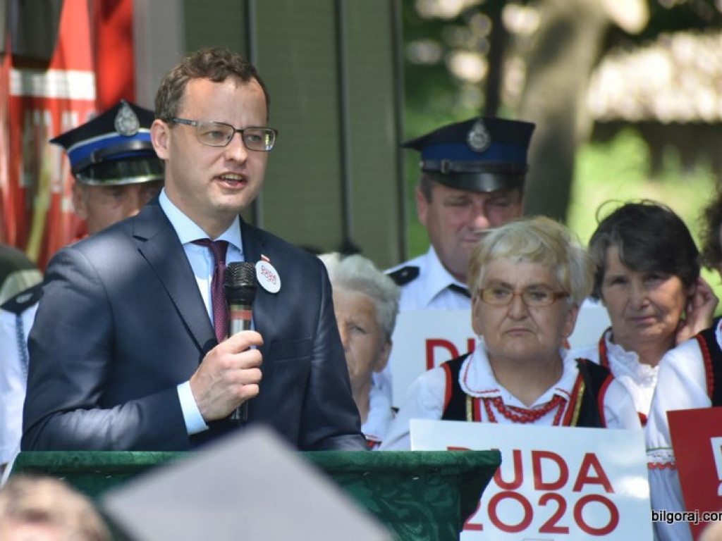 Wiceminister zachęcał, by głosować na Prezydenta Andrzeja Dudę (FOTO)