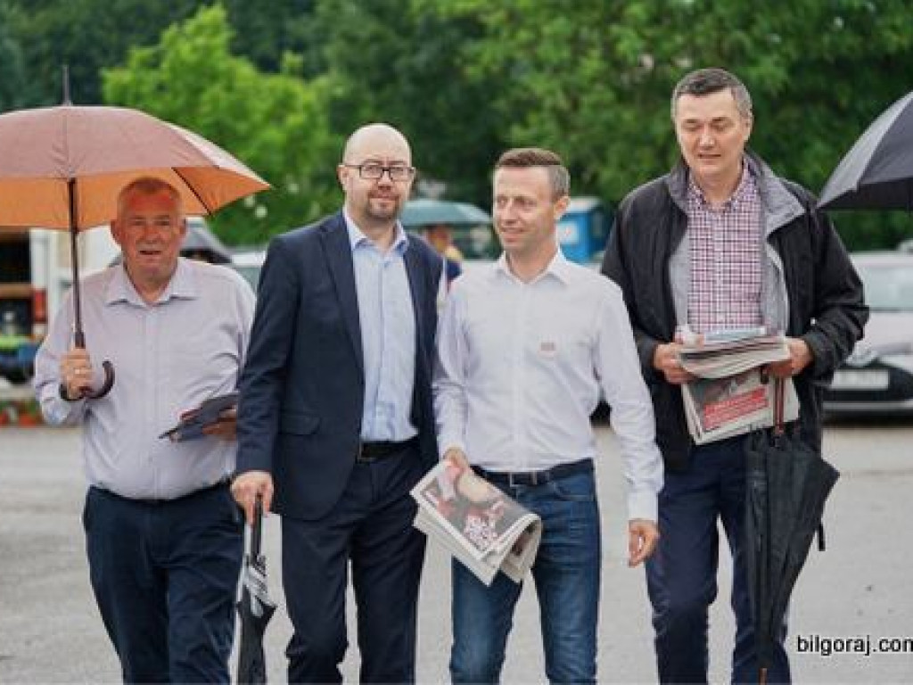 Poseł i samorządowcy powiatu biłgorajskiego w Tarnogrodzie, wiceminister w Biłgoraju. Zachęcali by głosować na Andrzeja Dudę