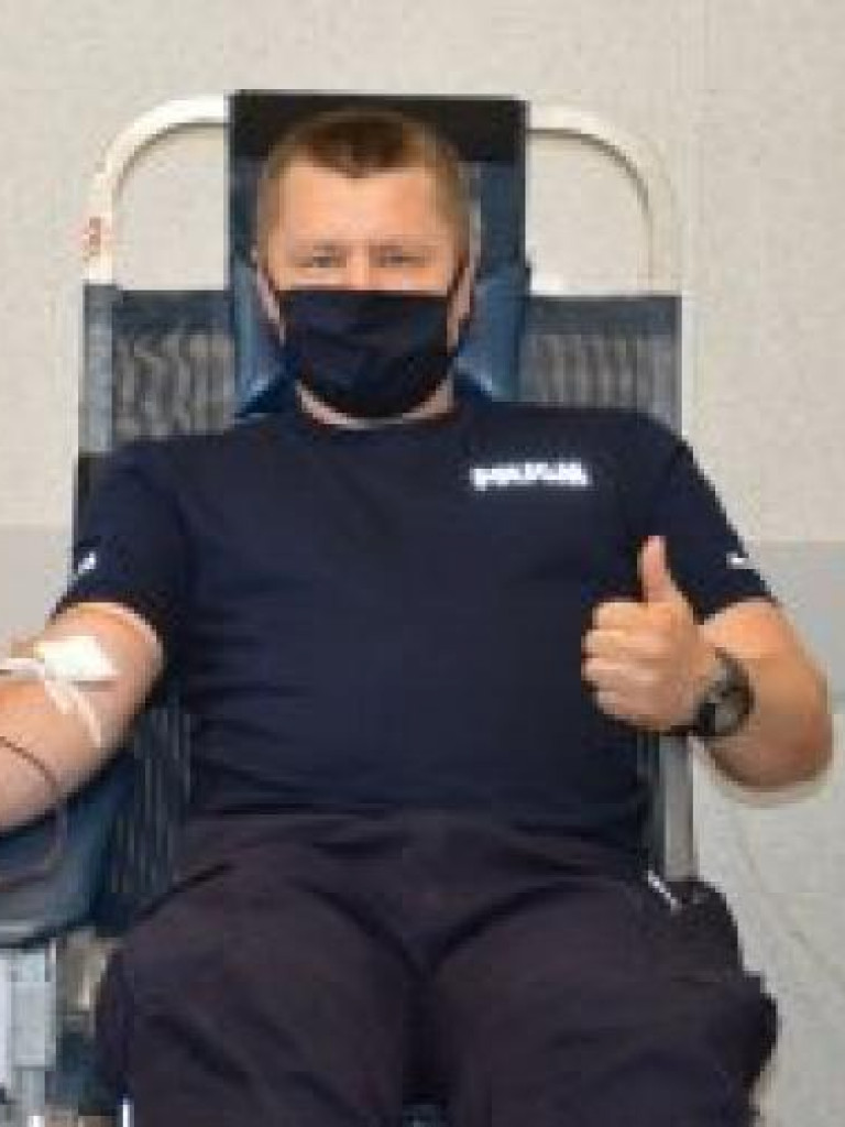 Policjanci oddali krew dla potrzebującej biłgorajanki