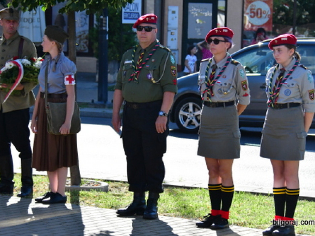 Biłgorajanie uczcili 76. rocznicę Powstania Warszawskiego (FOTO)