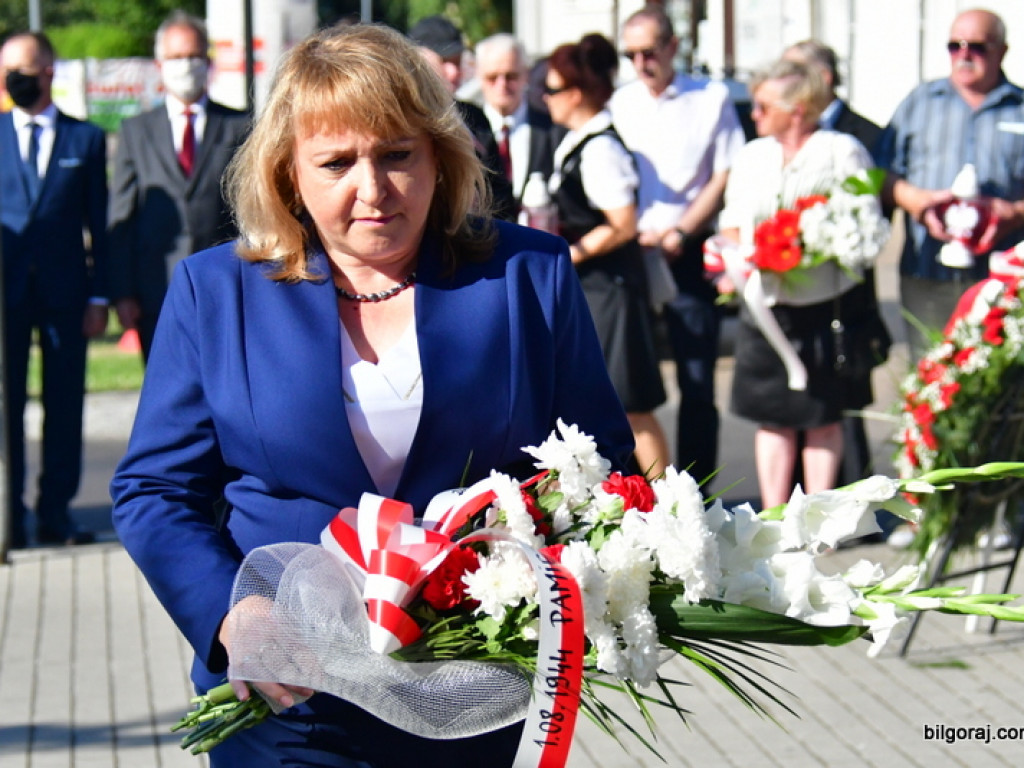Biłgorajanie uczcili 76. rocznicę Powstania Warszawskiego (FOTO)