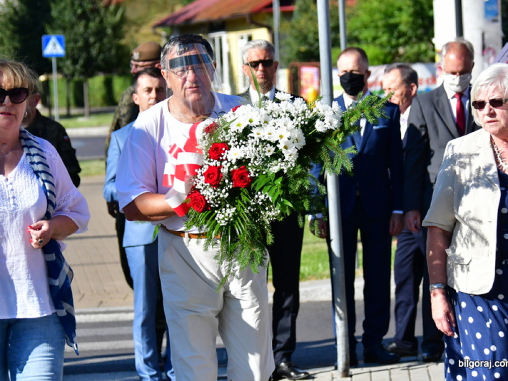 Biłgorajanie uczcili 76. rocznicę Powstania Warszawskiego (FOTO)