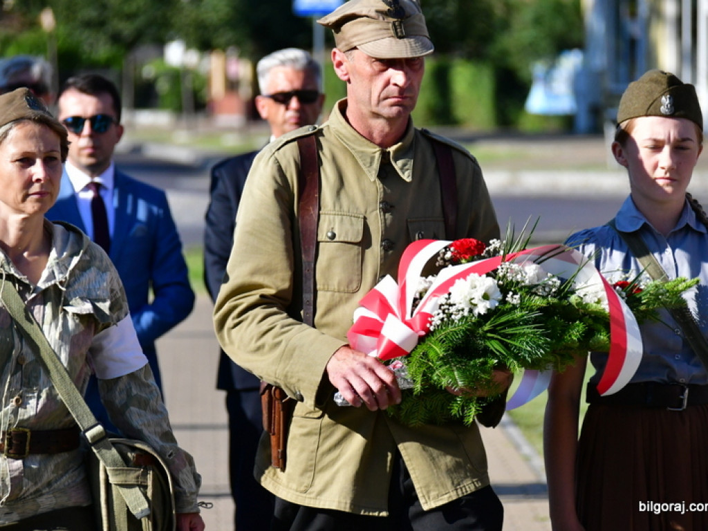Biłgorajanie uczcili 76. rocznicę Powstania Warszawskiego (FOTO)